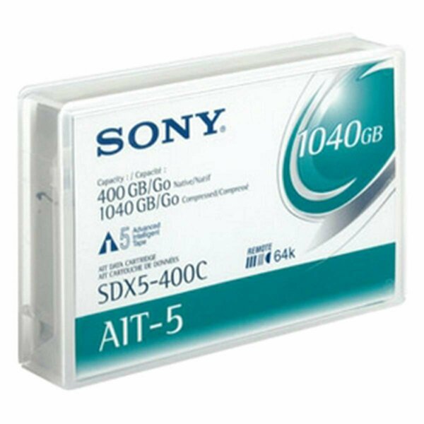 Sony AIT-5 Tape Cartridge Data Cartridge AIT AIT-5 400 GB Native-1040 GB Compressed SDX5400C